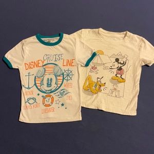 2 Mickey Mouse shirts by Disney. 2T